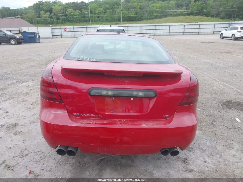 2006 Pontiac Grand Prix Gxp VIN: 2G2WC55C761253903 Lot: 42706760