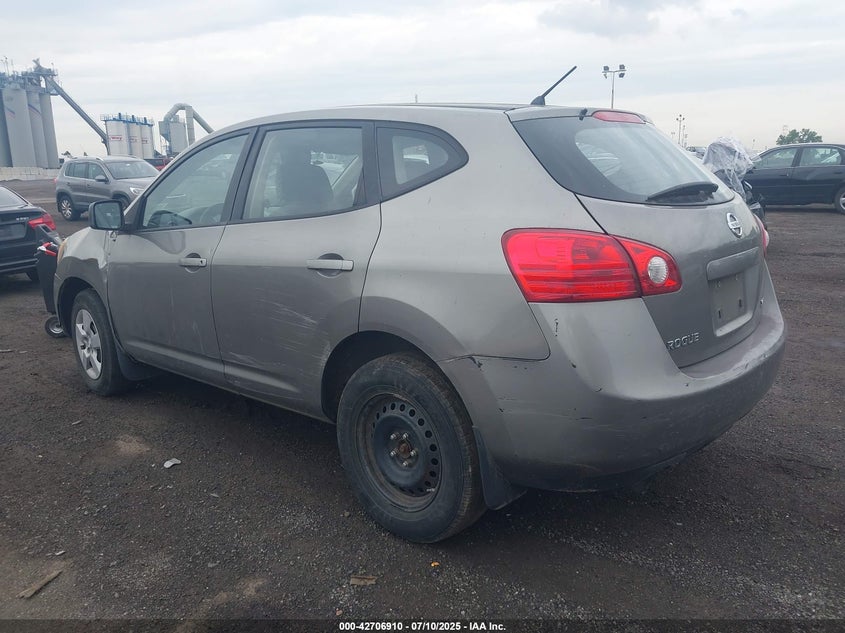 2008 Nissan Rogue S grey other gasoline JN8AS58V08W401198 photo #4
