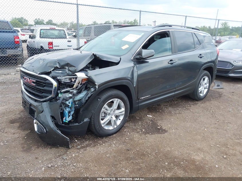 2021 GMC TERRAIN FWD SLE - 3GKALMEV4ML376012