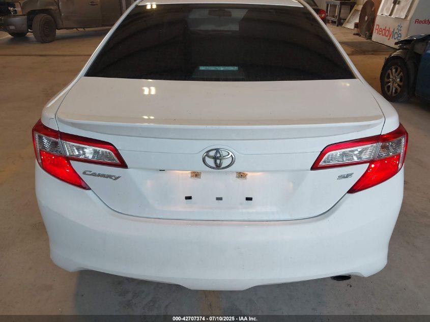 2014 Toyota Camry Se VIN: 4T1BF1FK1EU386512 Lot: 42707374