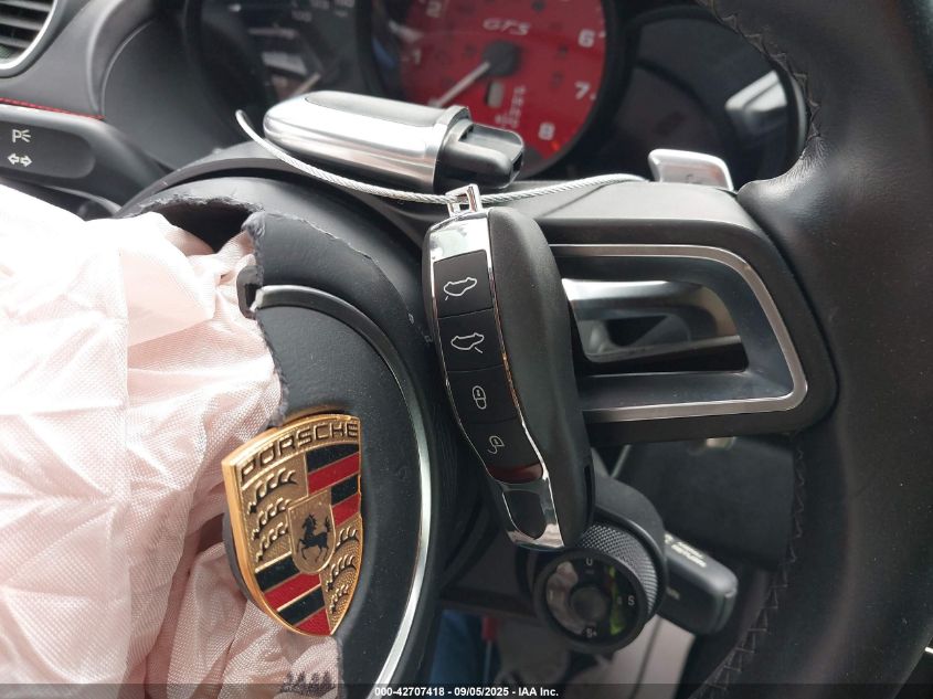 2018 Porsche 718 Cayman Gts VIN: WP0AB2A80JS278434 Lot: 42707418