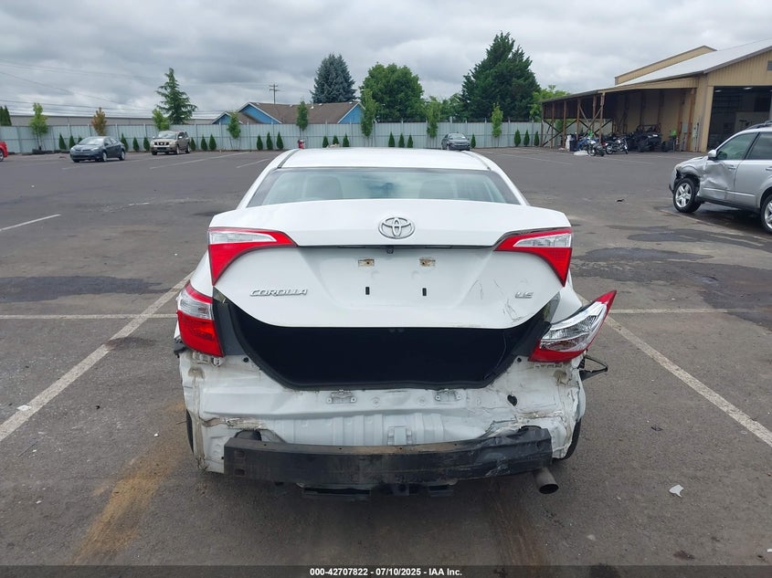 2015 TOYOTA COROLLA LE - 5YFBURHE0FP252153