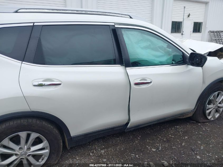 2016 Nissan Rogue Sv VIN: 5N1AT2MT4GC795120 Lot: 42707988