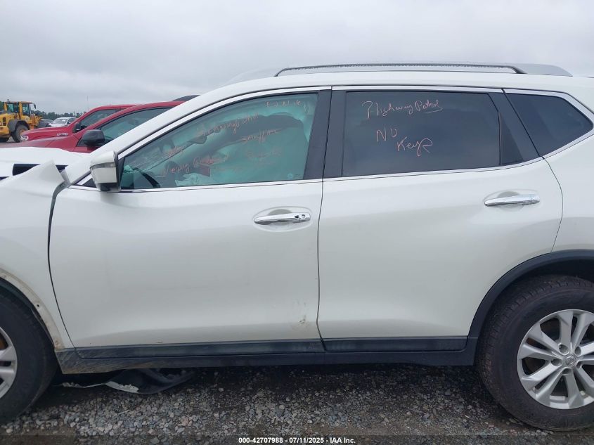 2016 Nissan Rogue Sv VIN: 5N1AT2MT4GC795120 Lot: 42707988