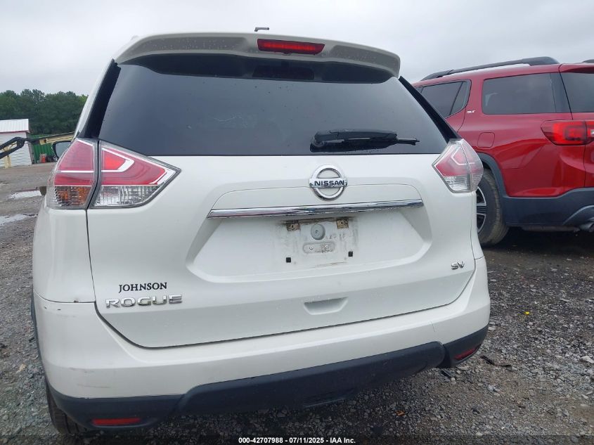 2016 Nissan Rogue Sv VIN: 5N1AT2MT4GC795120 Lot: 42707988