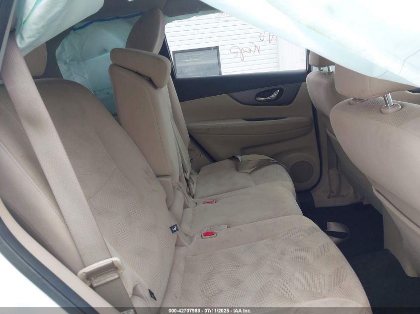 2016 Nissan Rogue Sv VIN: 5N1AT2MT4GC795120 Lot: 42707988