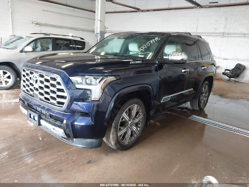 2023 Toyota Sequoia 3.4 Capstone Blue Lot 111042707990 Vin 7SVAAABA7PX019018