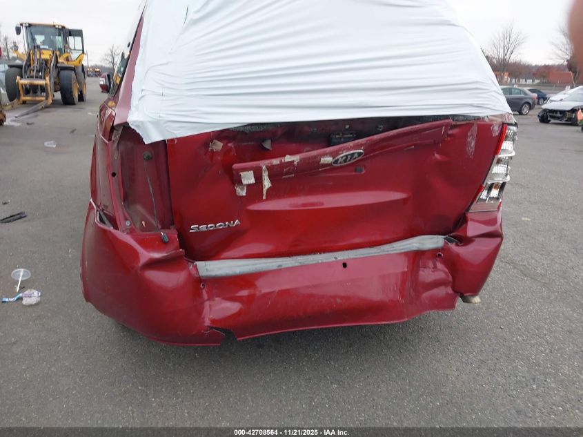 2011 Kia Sedona Lx VIN: KNDMG4C72B6364319 Lot: 42708564