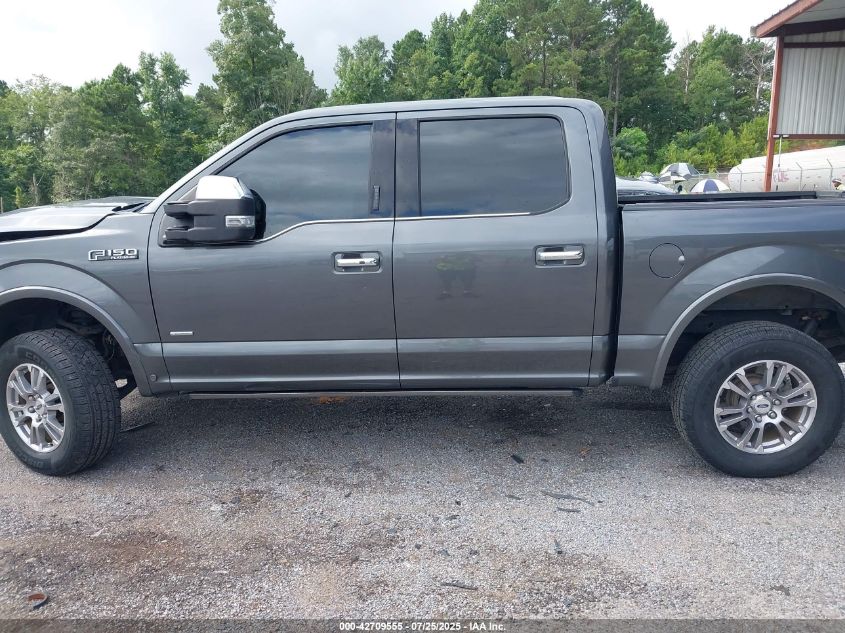 2015 Ford F-150 Platinum VIN: 1FTEW1EG5FFA22758 Lot: 42709555