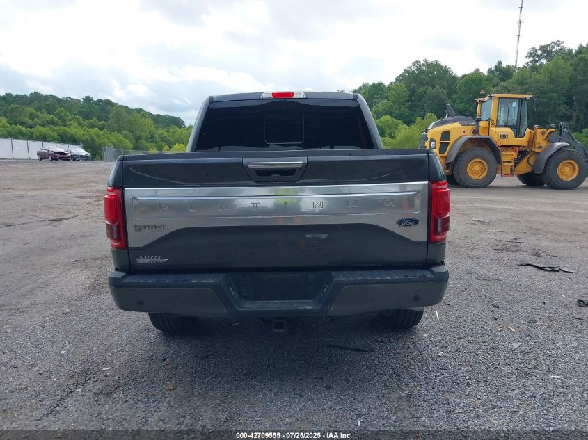 2015 Ford F-150 Platinum VIN: 1FTEW1EG5FFA22758 Lot: 42709555