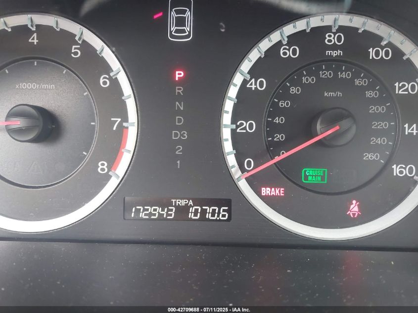 2009 Honda Accord 2.4 Ex-L VIN: 1HGCP26879A134532 Lot: 42709688