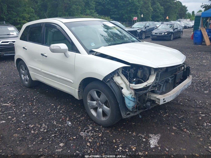 2008 Acura Rdx white other gasoline 5J8TB18598A000552 photo #1
