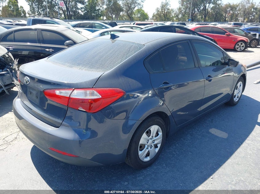 Vin: knafk4a60g5613910, lot: 43203336, kia forte lx 20164