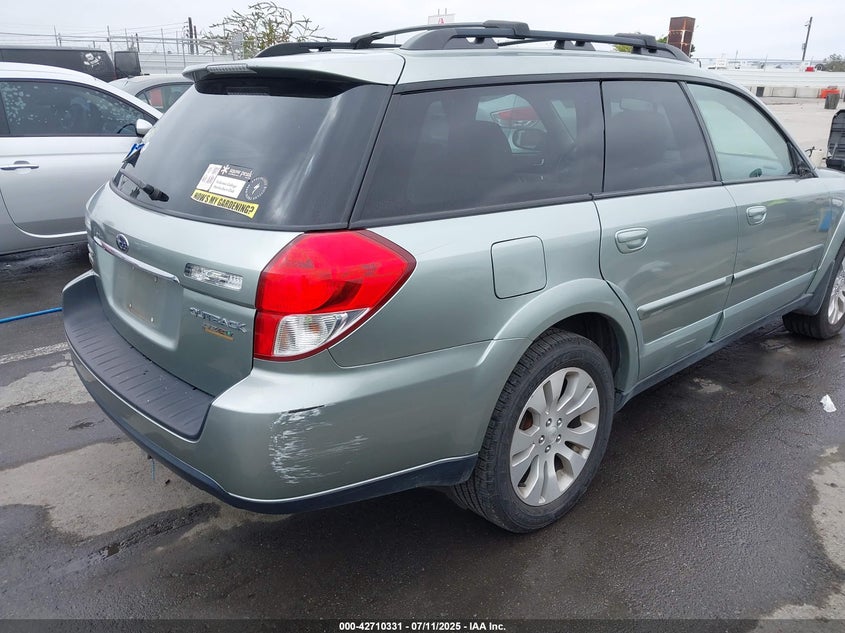 2009 Subaru Outback 2.5I Limited VIN: 4S4BP66C997346377 Lot: 42710331
