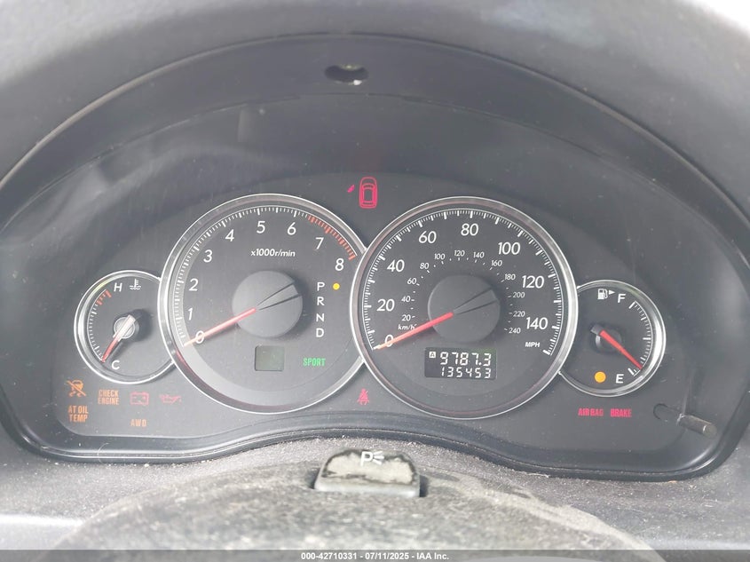 2009 Subaru Outback 2.5I Limited VIN: 4S4BP66C997346377 Lot: 42710331