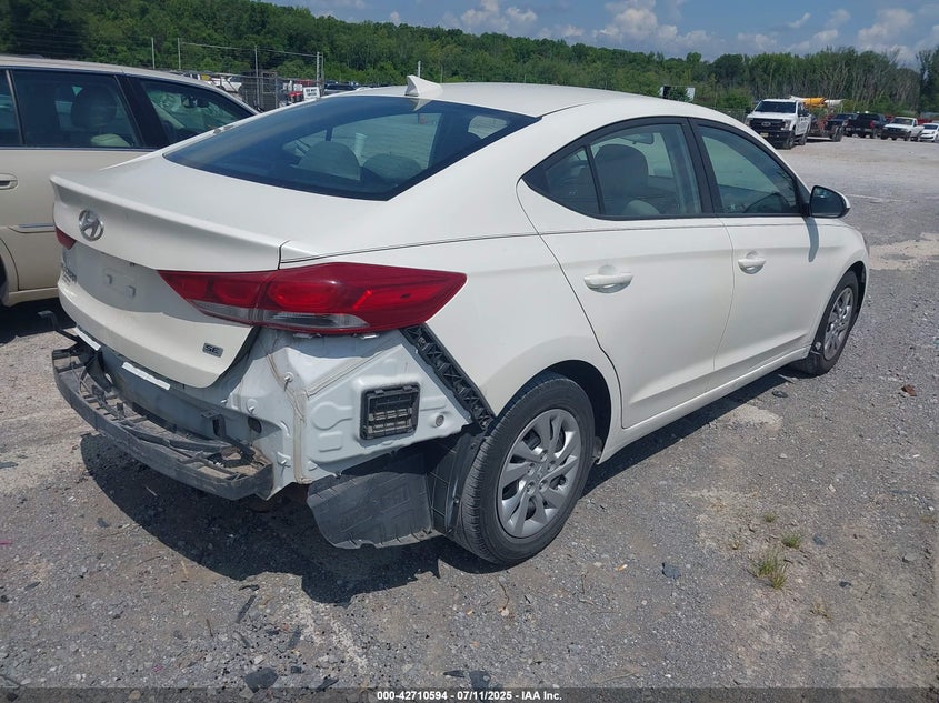 VIN 5NPD74LF1HH208827 2017 HYUNDAI ELANTRA SE