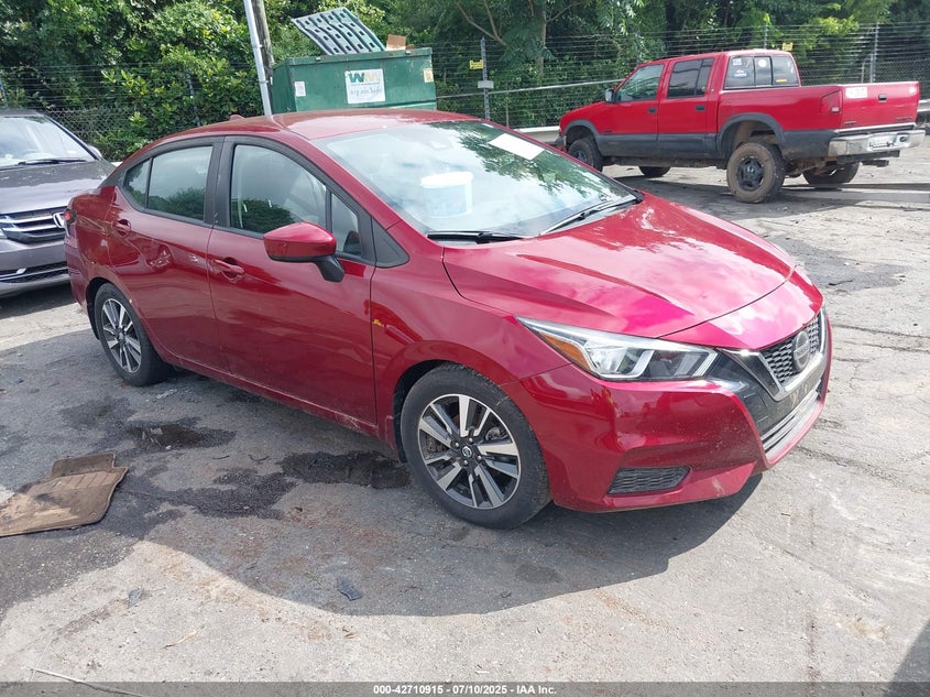 3N1CN8EV5NL864587 2022 Nissan Versa 1.6 Sv Xtronic Cvt auction photo 1