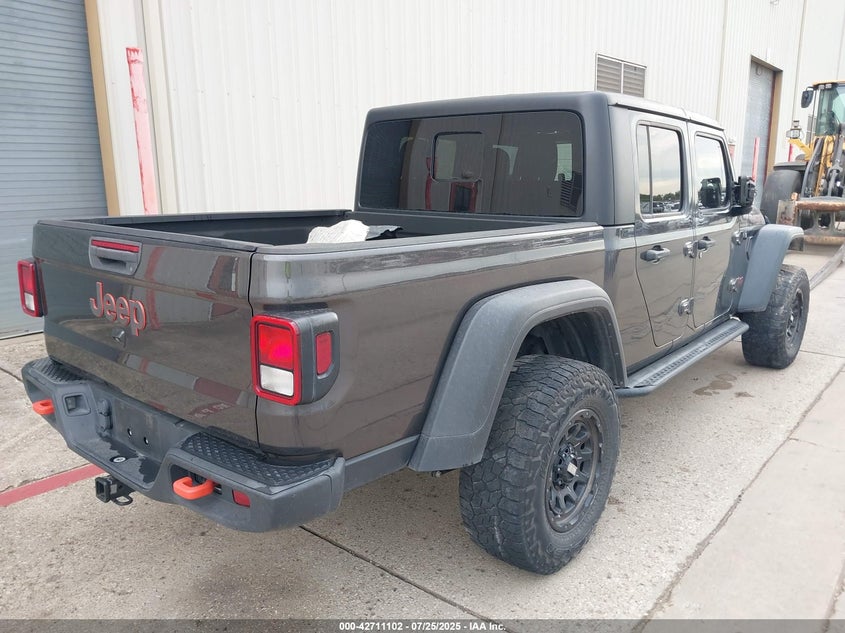 Vin: 1c6jjteg7ml538800, lot: 43204274, jeep gladiator mojave 4x4 20214
