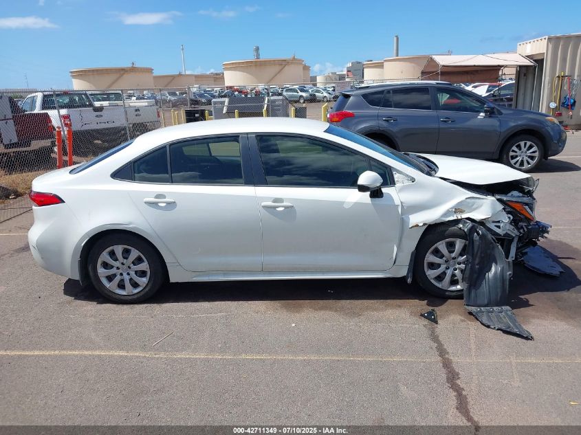 2020 Toyota Corolla Le VIN: JTDEPRAE9LJ025073 Lot: 42711349