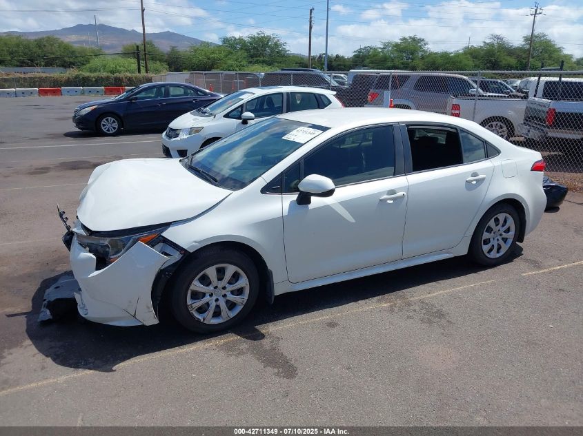 2020 Toyota Corolla Le VIN: JTDEPRAE9LJ025073 Lot: 42711349