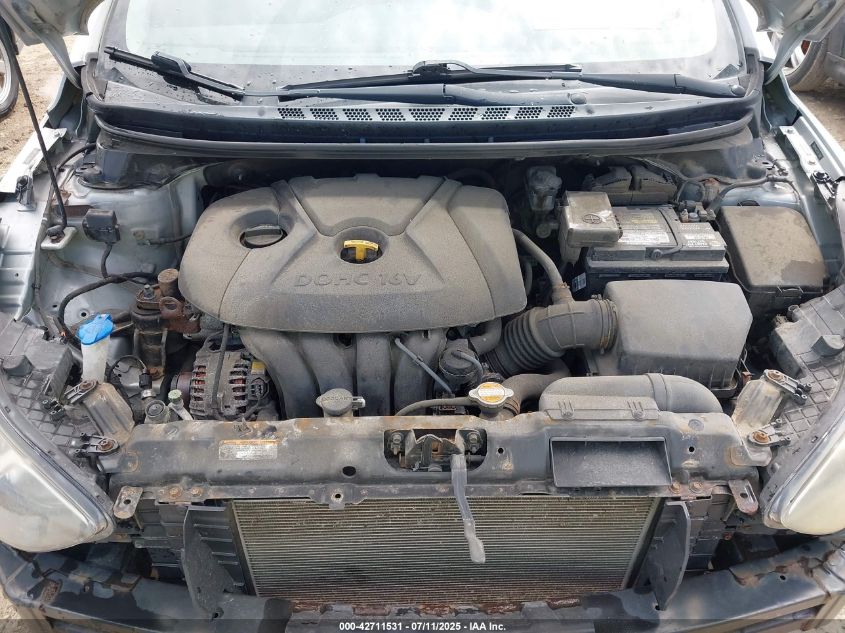 2012 Hyundai Elantra Gls VIN: 5NPDH4AE2CH072806 Lot: 42711531