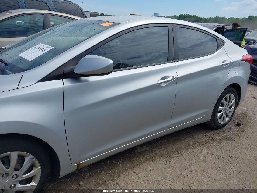 2012 Hyundai Elantra Gls VIN: 5NPDH4AE2CH072806 Lot: 42711531