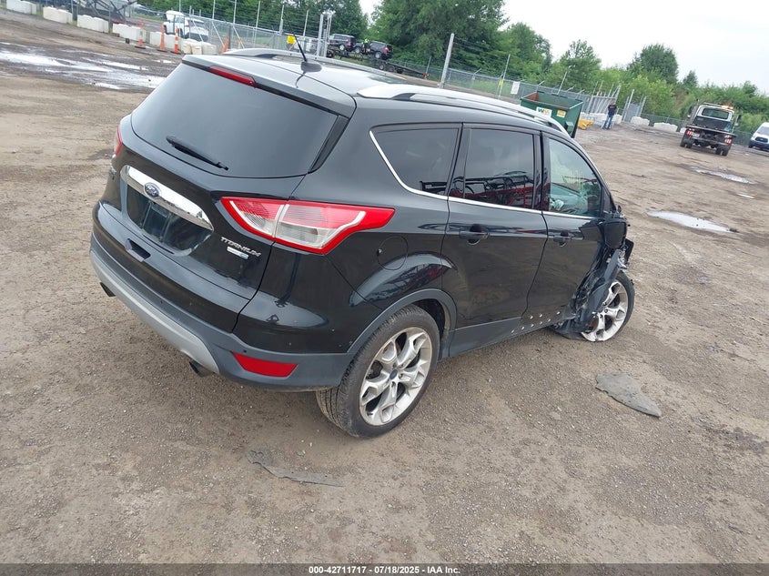 Vin: 1fmcu9jx4eud85866, lot: 43204889, ford escape titanium 20144
