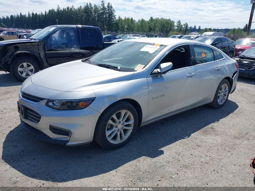 2016 Chevrolet Malibu 1Lt blue sedan gasoline 1G1ZE5ST5GF289437 photo #3