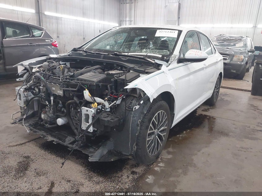 2021 Volkswagen Jetta 1.4T R-Line/1.4T S/1.4T Se white sedan gasoline 3VWC57BU1MM065494 photo #3