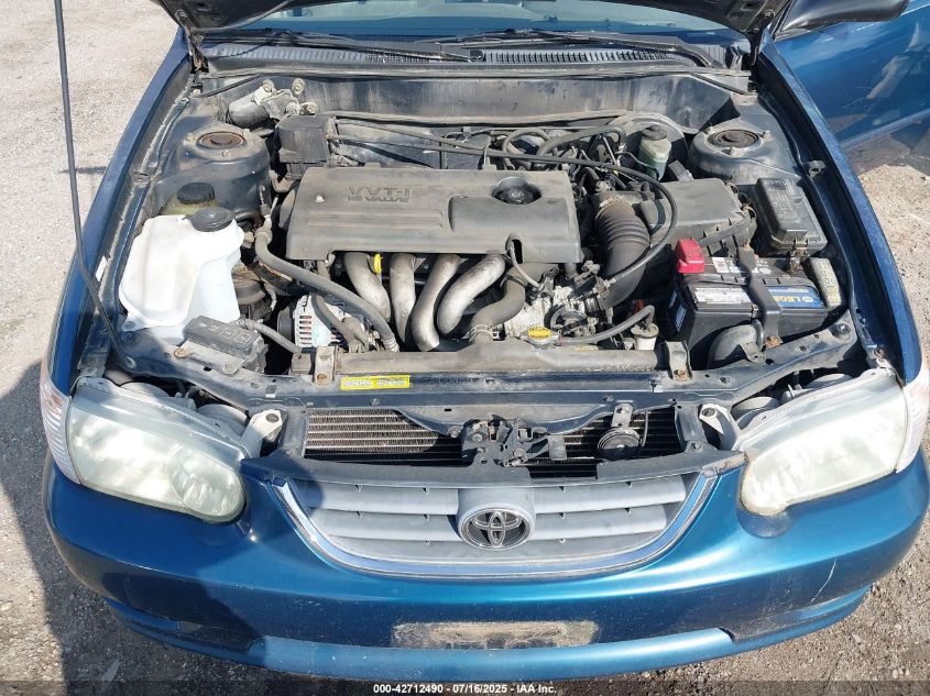 2001 Toyota Corolla Le VIN: 2T1BR12E31C500478 Lot: 42712490