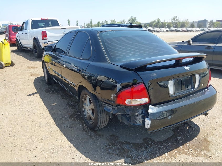 2002 Nissan Sentra Gxe black sedan gasoline 3N1CB51D62L587741 photo #4