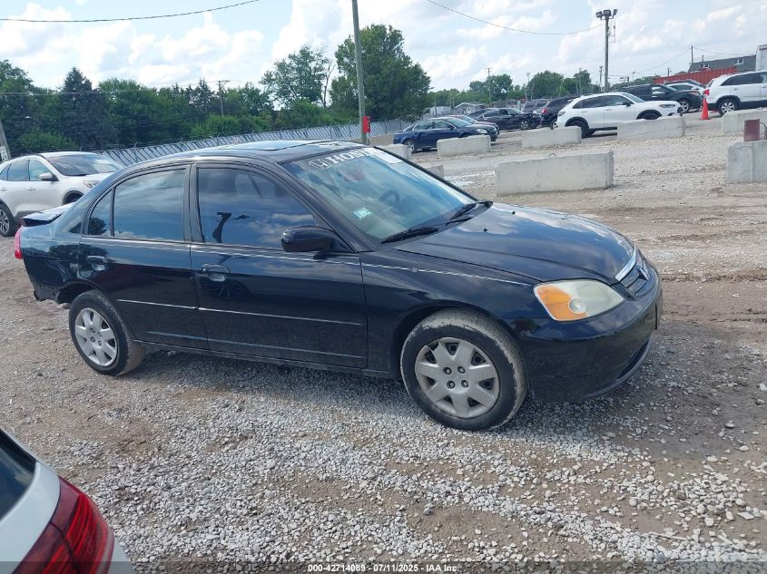 2002 Honda Civic Ex VIN: 1HGES26752L038214 Lot: 42714089