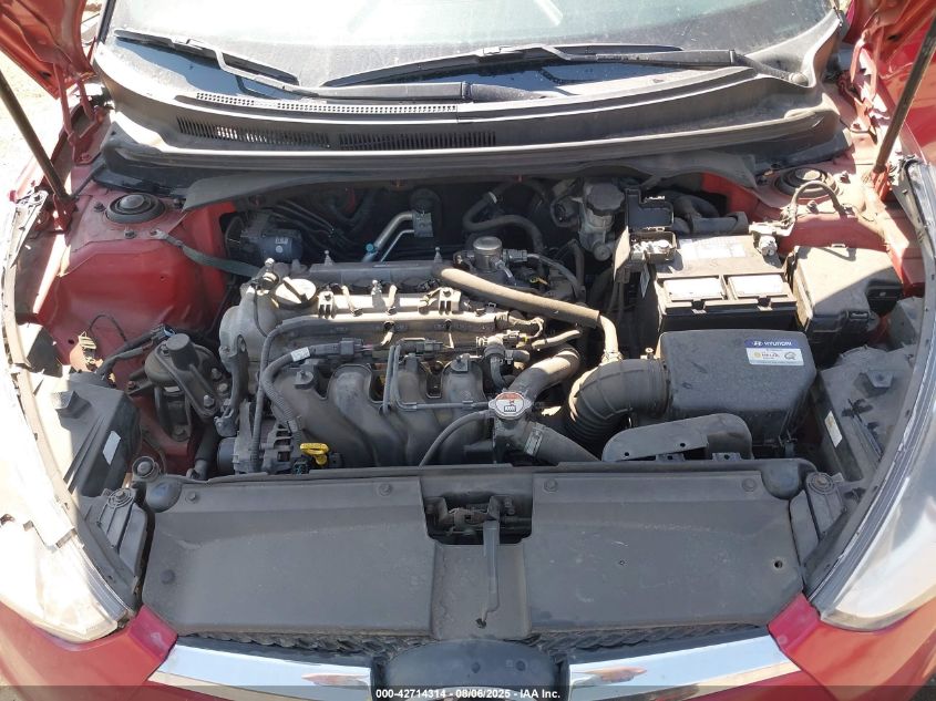 2016 Hyundai Veloster VIN: KMHTC6AD2GU275585 Lot: 42714314