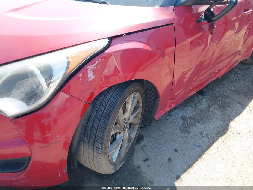 2016 Hyundai Veloster VIN: KMHTC6AD2GU275585 Lot: 42714314