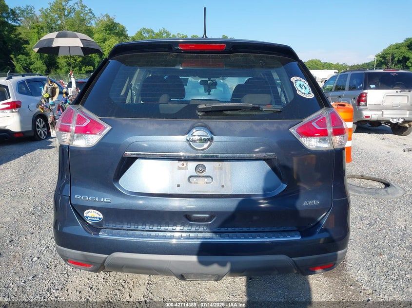 2016 NISSAN ROGUE S/SL/SV - KNMAT2MV2GP663178