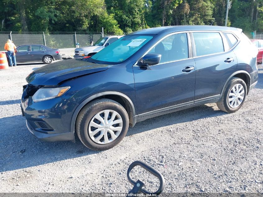 2016 NISSAN ROGUE S/SL/SV - KNMAT2MV2GP663178