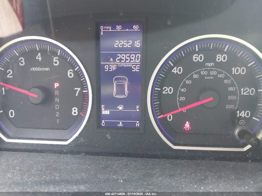 2010 HONDA CR-V VIN: 5J6RE4H74AL020277