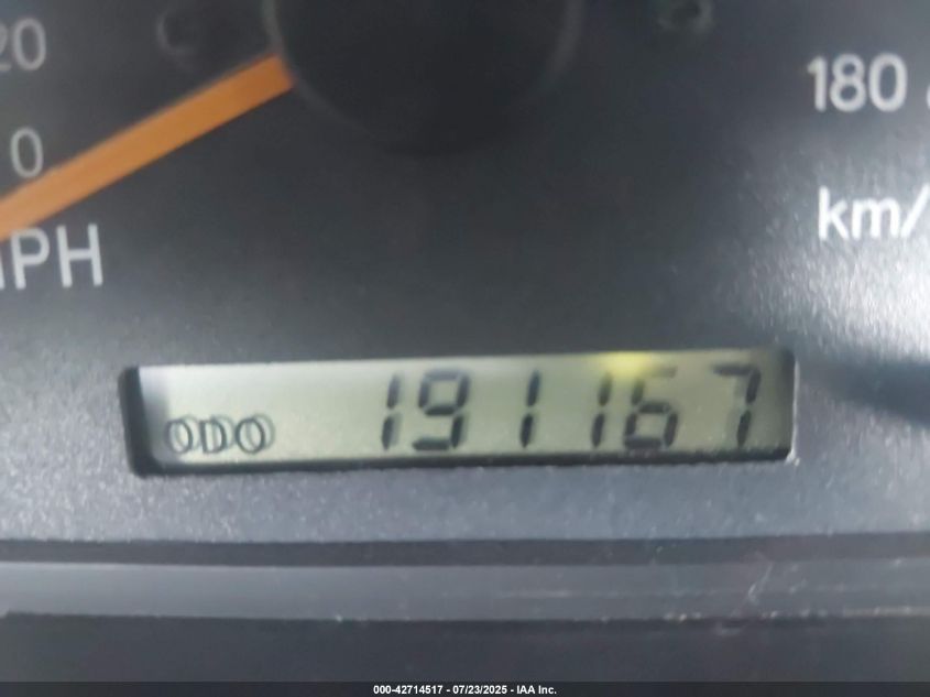 1999 Toyota Tacoma Base V6 (A4) VIN: 4TAWN72N4XZ493700 Lot: 42714517