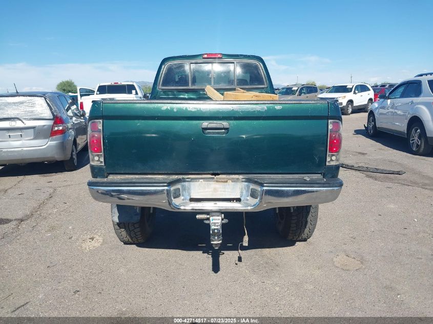 1999 Toyota Tacoma Base V6 (A4) VIN: 4TAWN72N4XZ493700 Lot: 42714517