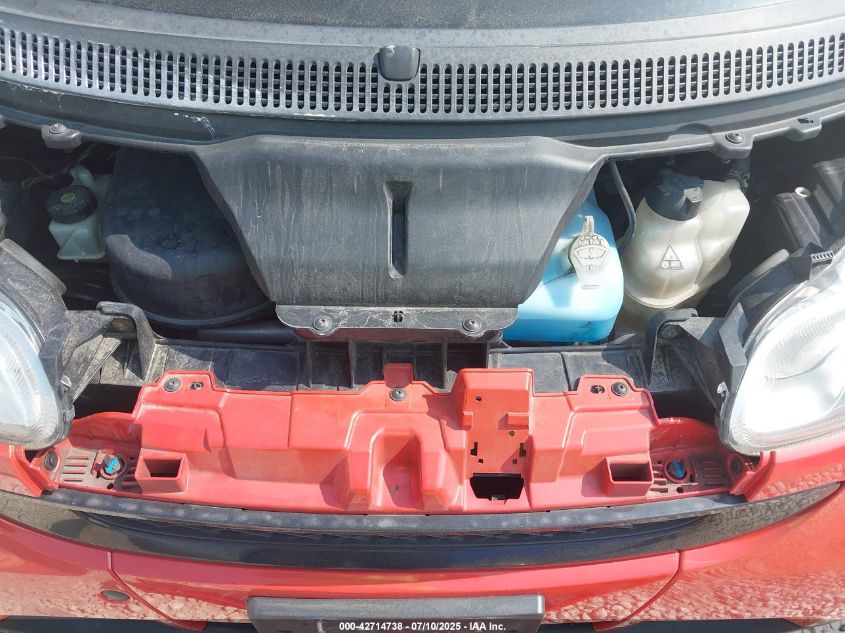 2008 Smart Fortwo Passion/Pure VIN: WMEEJ31X08K154273 Lot: 42714738