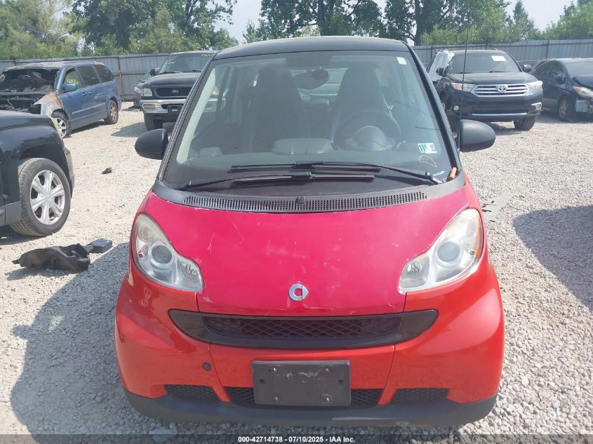 2008 Smart Fortwo Passion/Pure VIN: WMEEJ31X08K154273 Lot: 42714738