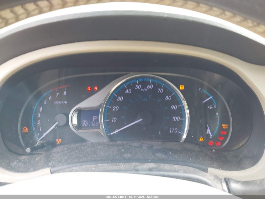 2012 TOYOTA SIENNA VIN: 5TDYK3DC0CS232036