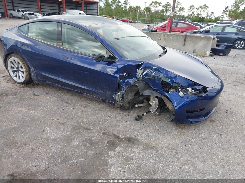 5YJ3E1EB4NF316007 2022 Tesla Model 3 Long Range Dual Motor All-Wheel Drive auction photo 1