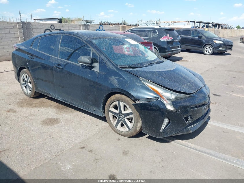 Vin: jtdkarfu6h3531492, lot: 43208541, toyota prius four touring 20171