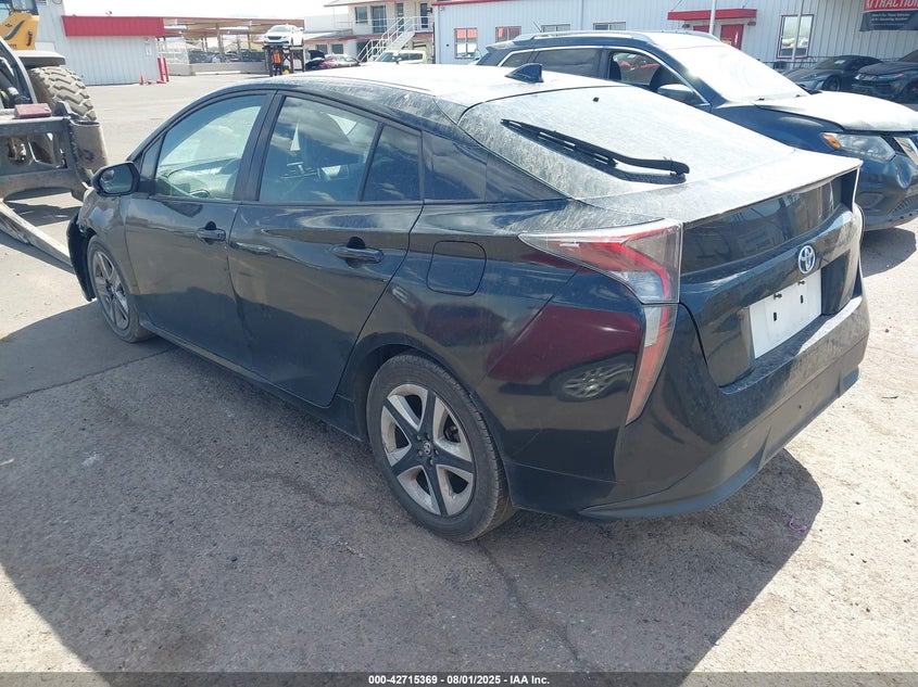 Vin: jtdkarfu6h3531492, lot: 43208541, toyota prius four touring 20173