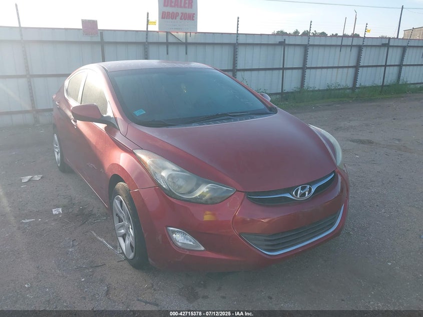 5NPDH4AE0DH392420 2013 Hyundai Elantra Gls auction photo 1