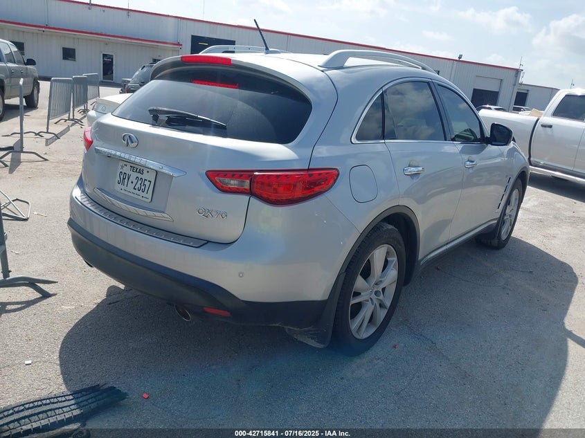 Vin: jn8cs1mw9fm482047, lot: 43209066, infiniti qx70 20154