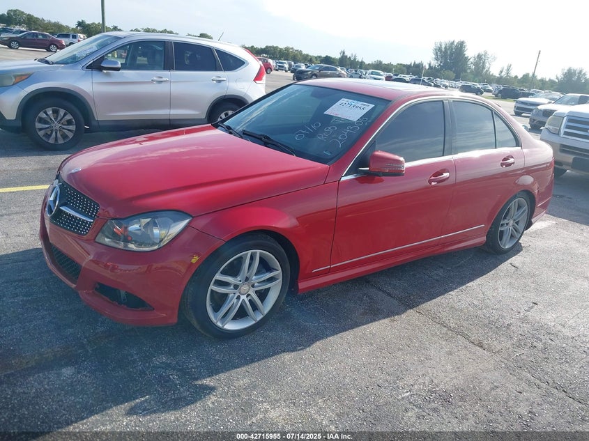 Vin: wddgf8bb1cr204306, lot: 43209180, mercedes-benz c 300 luxury 4matic/sport 4matic 20122