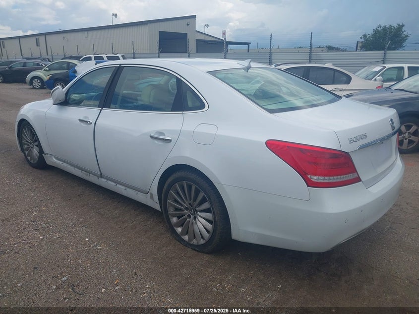 Vin: kmhgh4jh4eu082667, lot: 43209184, hyundai equus signature 20143
