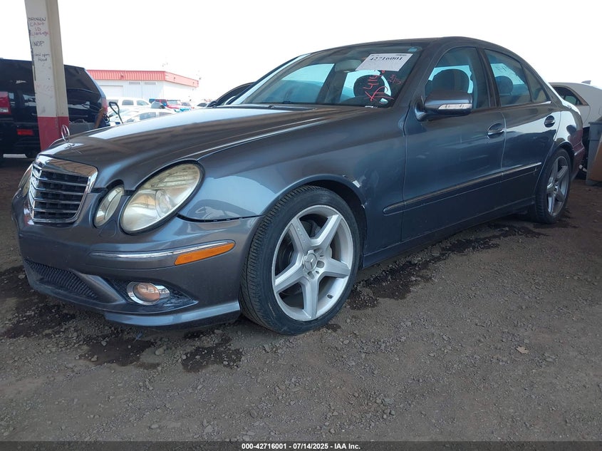 2009 Mercedes-Benz E 350 grey sedan gasoline WDBUF56X59B414294 photo #3